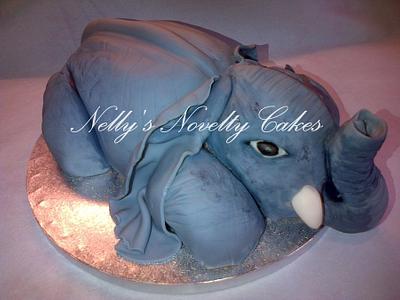 Baby Elephant:) - Cake by Nelly Konradi