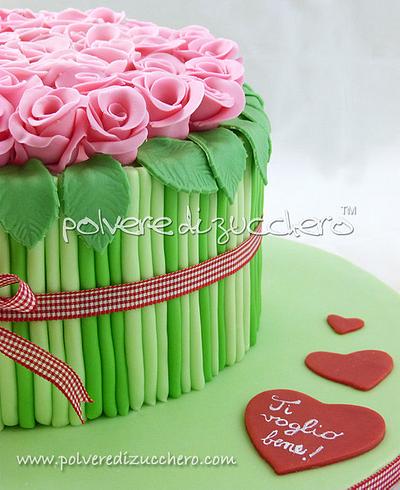 cake bouquet of roses - Cake by Paola
