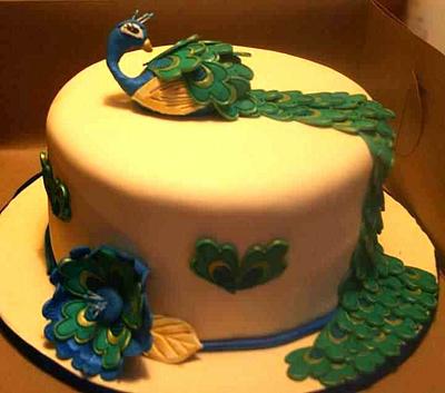 Peacock - Cake by Stacey Fruchey