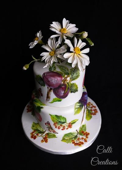 Fresh n Floral Birthday Cake - Cake by Calli Creations