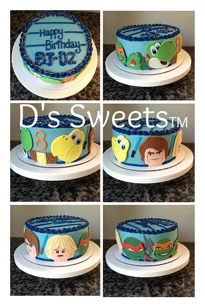 Boy's Character Cake - Cake by Dawn