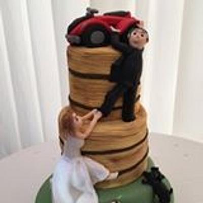 Farmer style wedding cake - Cake by theposhcakeco