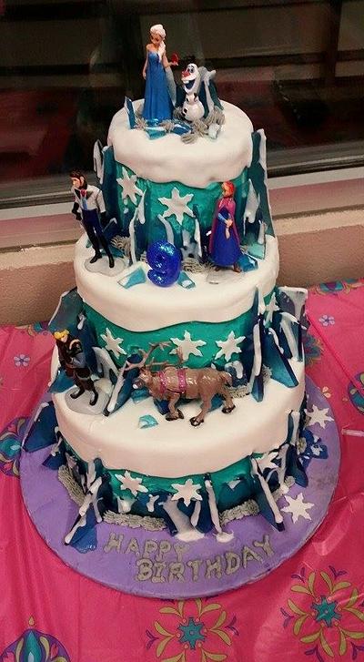 Frozen - Cake by Laura 