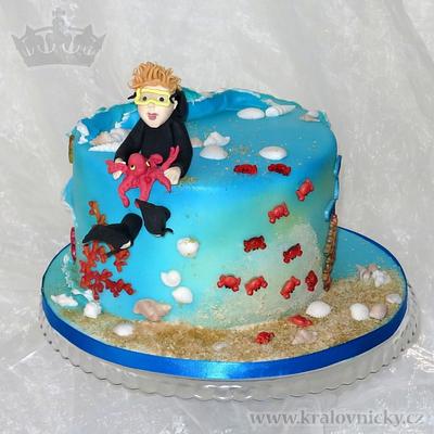 The Little Diver - Cake by Eva Kralova