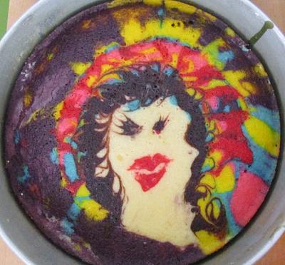 Marbling cake - Cake by Creaciones de repostería fina Laureano