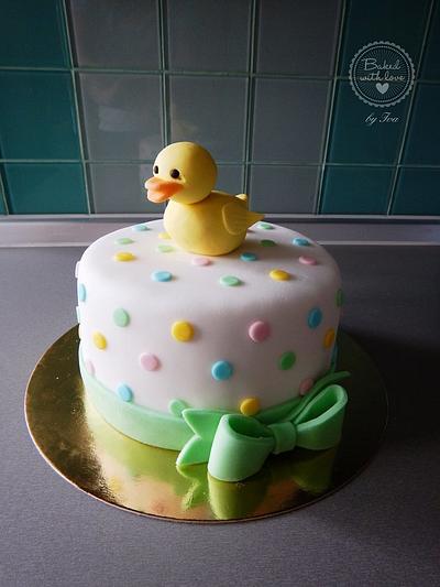 Cute duckie cake - Cake by daphnia