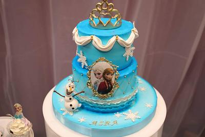 Frozen birthday cake - Cake by Torte by Amina Eco