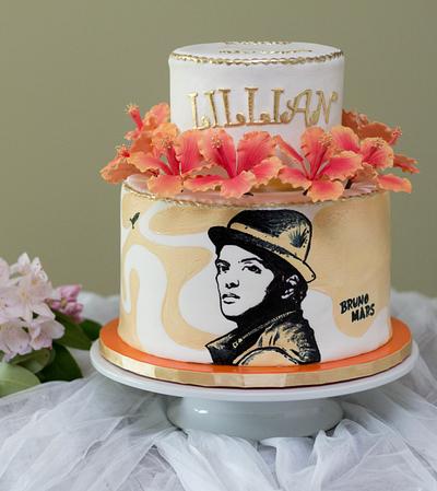Vacationing in ‪Hawaii‬... Bruno Mars style!  - Cake by Princess of Persia