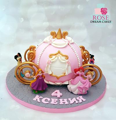 Princess Carriage Cake - Cake by Rose Dream Cakes