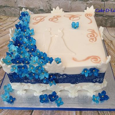 Simple Wedding Cake  - Cake by Sweet Lakes Cakes