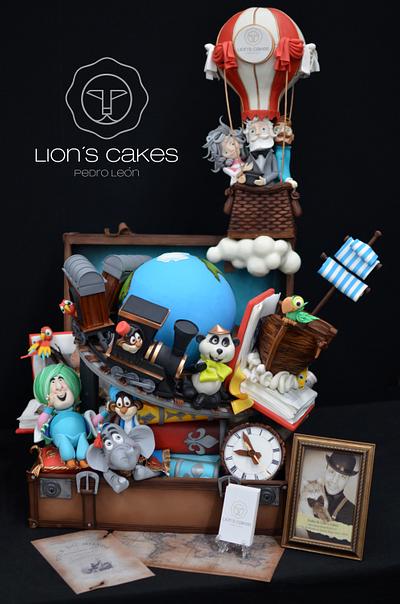 Jules Verne´s "Around the World in 80 Days" - Cake by LION´S CAKES PEDRO LEON