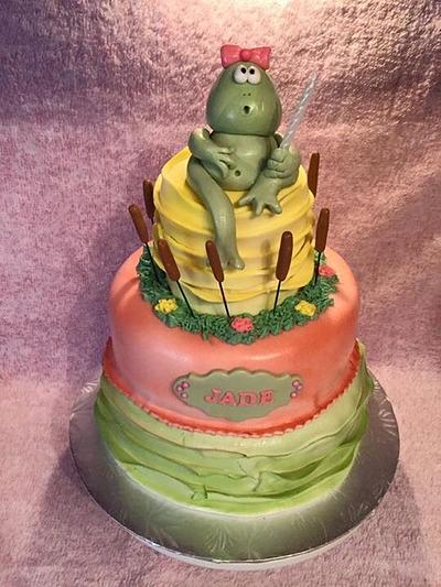 Little Love Frog - Cake by Bagahu's Buttercream & More