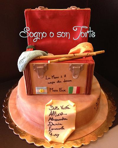 Portmanteau for dance therapy association... - Cake by SognoOSonTorte