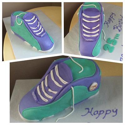 Retro Jordans #13 Shoe Birthday Cake - Cake by Michelle Allen