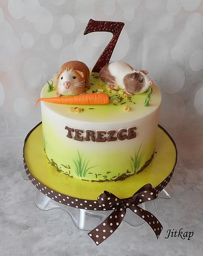Guinea Pigs cake - Cake by Jitkap