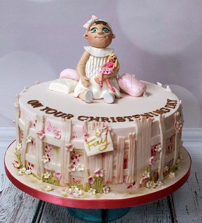 Fay Christening Cake  - Cake by Niamh Geraghty, Perfectionist Confectionist