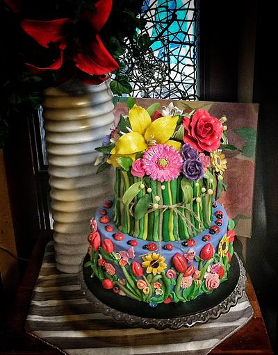 Blooming flowers  - Cake by Inspired Sweetness