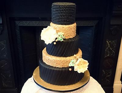Gatsby inspired wedding cake - Cake by Divine Bakes
