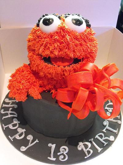 Happy Elmo:))) - Cake by Nelly Konradi