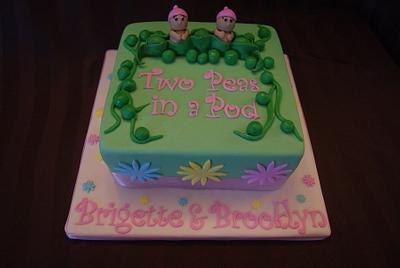 Two Peas in a Pod Cake - Cake by Angela