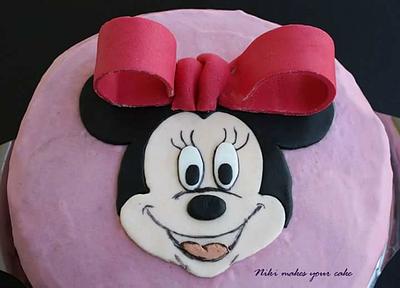 Minnie mouse cake - Cake by Niki  (Niki makes your cake)