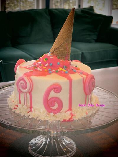 Ice Cream Cone Cake - Cake by Sara's Cake House