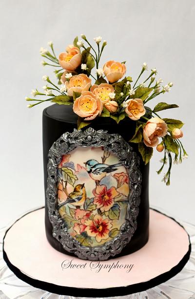 Vintage themed cake ! - Cake by Sweet Symphony