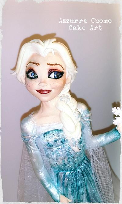 Queen Elsa from Frozen.... ♡ - Cake by Azzurra Cuomo Cake Art
