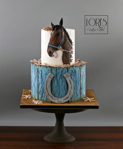 Horse lover  - Cake by Lori Mahoney (Lori's Custom Cakes) 