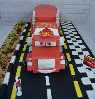 Disney Truck 3D cake  - Cake by Linda zaki