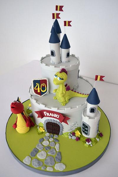 Dragon castle cake - Cake by Crumb Avenue