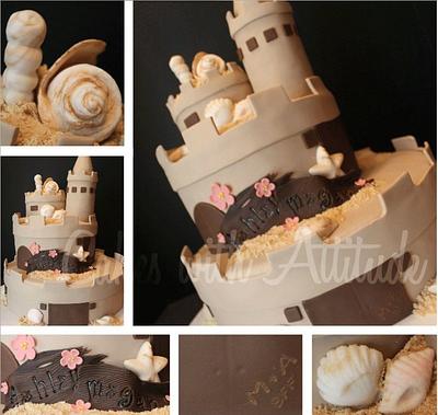 Sweet 16 Sandcastle Cake - Cake by Viviana & Guelcys