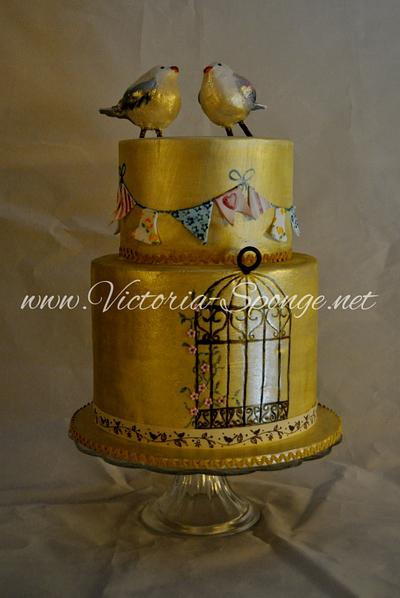 Vintage Birdcage Cake - Cake by Victoria Forward