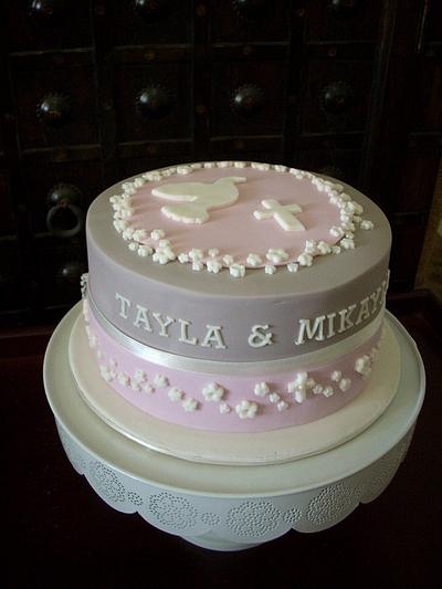 Confirmation cake iced - MMM Family Bakery Castlebar