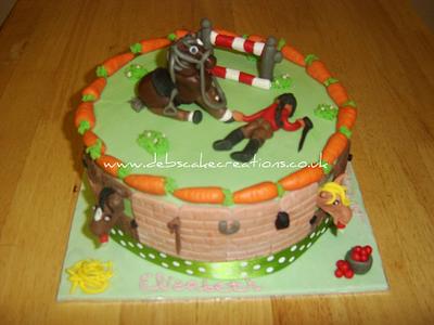 Horsing around!! - Cake by debscakecreations