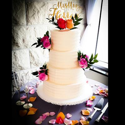 Simple and elegant - Cake by Pinky Fink's