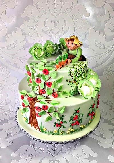 For gardener - Cake by Frufi