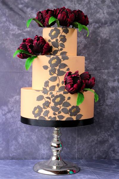 Classic Floral Wedding Cake - Cake by Anand