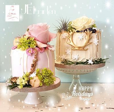 Christmas cakes  - Cake by Judith-JEtaarten