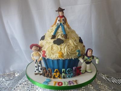 Toy Story Theme Giant Cupcake - Cake by irisheyes