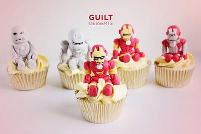 IronMan Cupcakes - Cake by Guilt Desserts