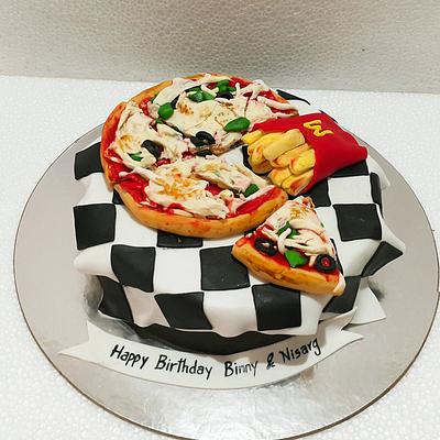 Pizza Guy's Birthday Cake - CakeCentral.com