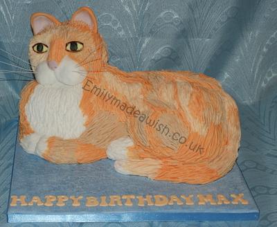 Marmalade Cat - Cake by Emilyrose