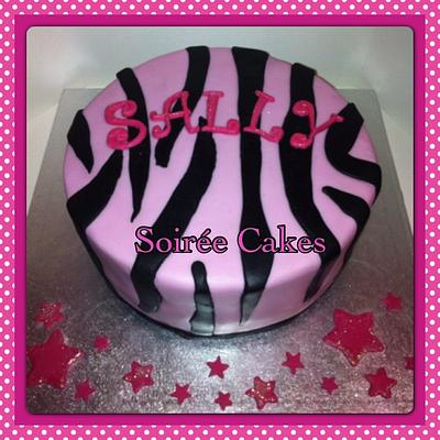 Funky Zebra Cake - Cake by Sharon Patel