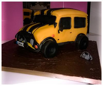 Jeep defying gravity cake - Cake by AçúcarArte Cake Design