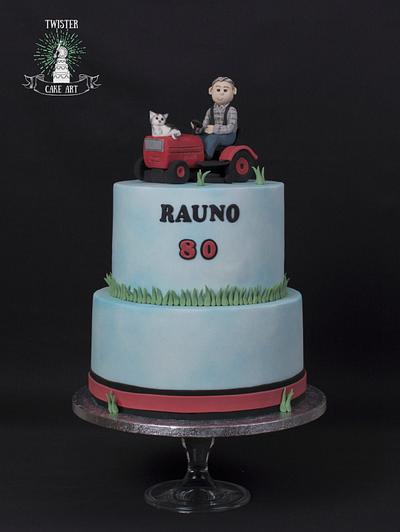 80th birthday cake - Cake by Twister Cake Art