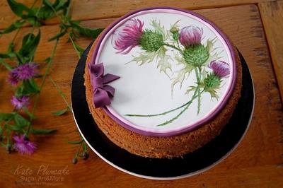 Thistles - Cake by Kate Plumcake