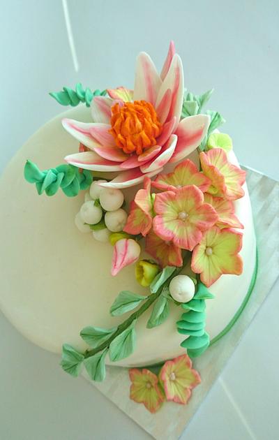 birthday cake for mom - Cake by Ziry