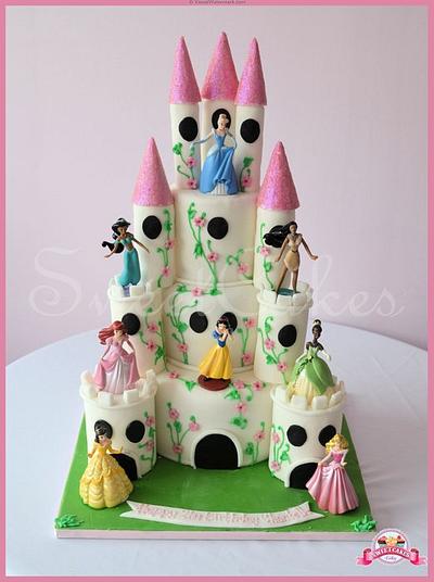 3 Tier Princess Castle Cake - Cake by Farida Hagi