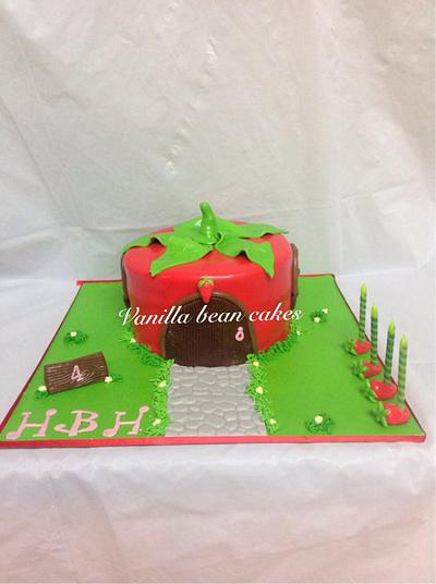 Strawberry house cake - Cake by Vanilla bean cakes Cyprus